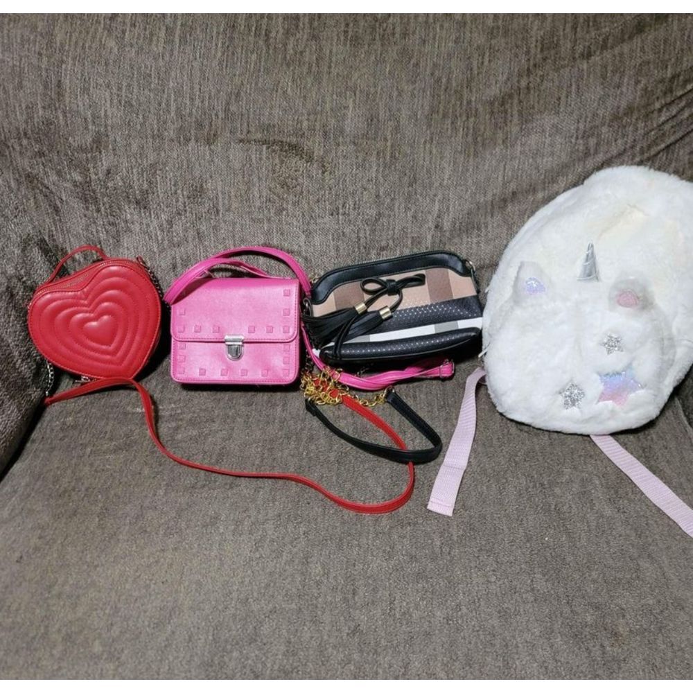 Accessories Bundle:‎ Backpack, Crossbody, & Plush Unicorn